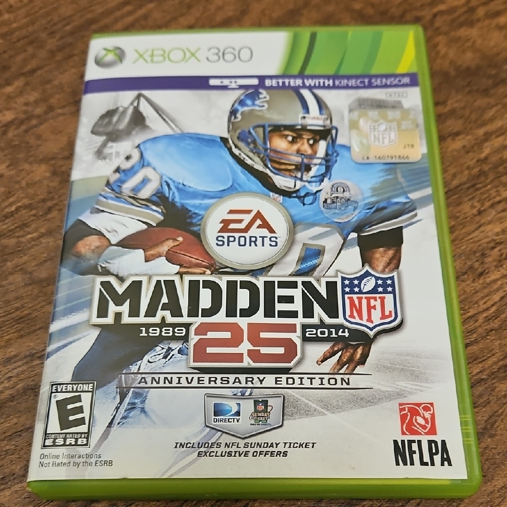 Xbox 360 Madden NFL 25 Anniversary Edition  video game